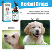 Pet Cough Herbal Drops Relieve Pet Physical Discomfort Cough Runny Nose
