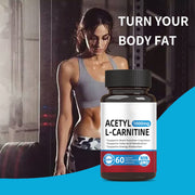 60 Tablets L-Carnitine Capsules ACETYL L-CARNITINE