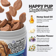 Calming Chews For Dogs Dog Anxiety Relief Promote Relaxation Dog Calming Chews With Melatonin For Dogs Chamomile Magnesium Citrate 90 Soft Chews Chicken Flavor