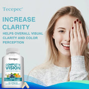 Eye Health Supplement - Vitamin C, E, Lutein, Zeaxanthin, Bilberry - Promotes Healthy Vision and Relieves Eye Fatigue
