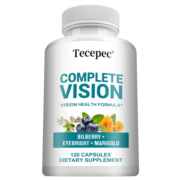 Eye Health Supplement - Vitamin C, E, Lutein, Zeaxanthin, Bilberry - Promotes Healthy Vision and Relieves Eye Fatigue