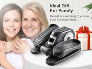 Under Desk Elliptical Machine, Ellipse Leg Exerciser W/Remote Control & 12 Adjustable Speeds, Quiet Elliptical Training