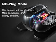 Under Desk Elliptical Machine, Ellipse Leg Exerciser W/Remote Control & 12 Adjustable Speeds, Quiet Elliptical Training