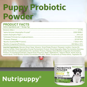 Dog Probiotic Powder Supplement - Supports Digestive Health&Relieves Diarrhea,Boosts Immune System for Puppy Adult Senior Dogs