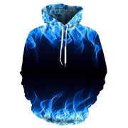 Hoodie New Colorful Flame Graphic Hoodie 3D Print