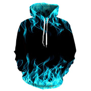 Hoodie New Colorful Flame Graphic Hoodie 3D Print