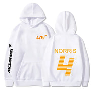 F1 Lando Norris Printed Classic Basic Hooded Sweatshirt