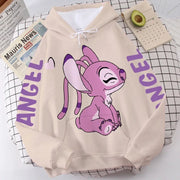 Disney Hoodie Fashion Stitch Angel Monster