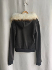 Black Goth Hoodie Women's Clothes.