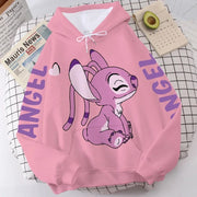 Disney Hoodie Fashion Stitch Angel Monster
