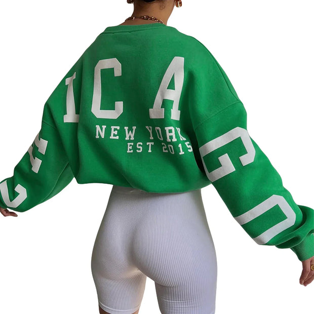 Y2K Grunge Loose Pullover