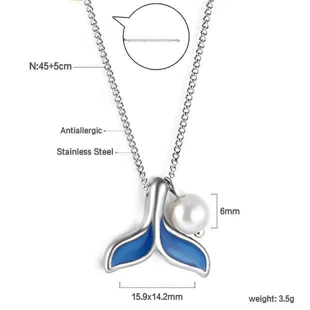 Shell Starfish Pendant Necklace