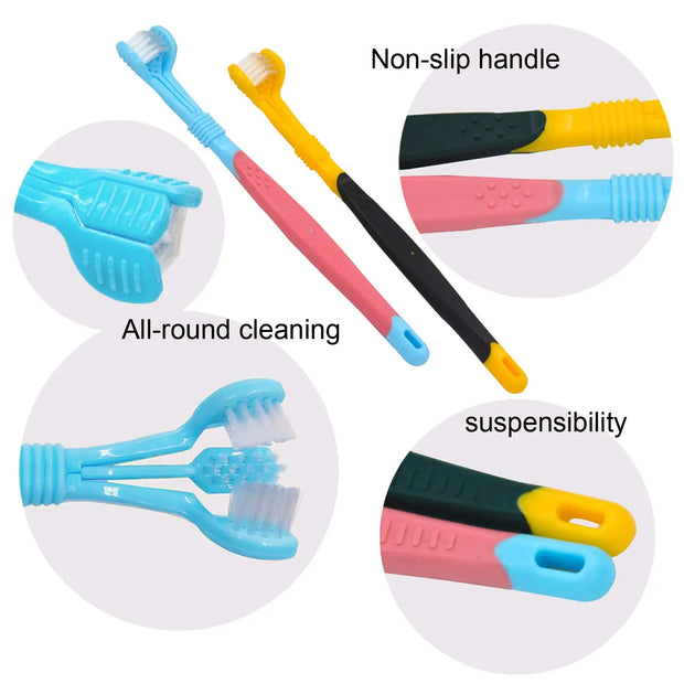 3-Sided Pet Toothbrush