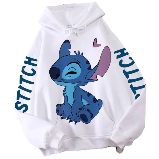 Disney Hoodie Fashion Stitch Angel Monster