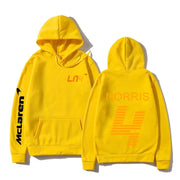 F1 Lando Norris Printed Classic Basic Hooded Sweatshirt