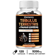 Tribulus Capsules Contain Ginseng, Ashwagandha, and Panax Ginseng To Enhance Energy, Mood, Stamina, and Performance