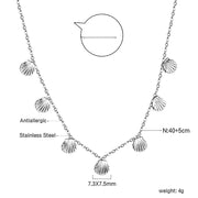 Shell Starfish Pendant Necklace