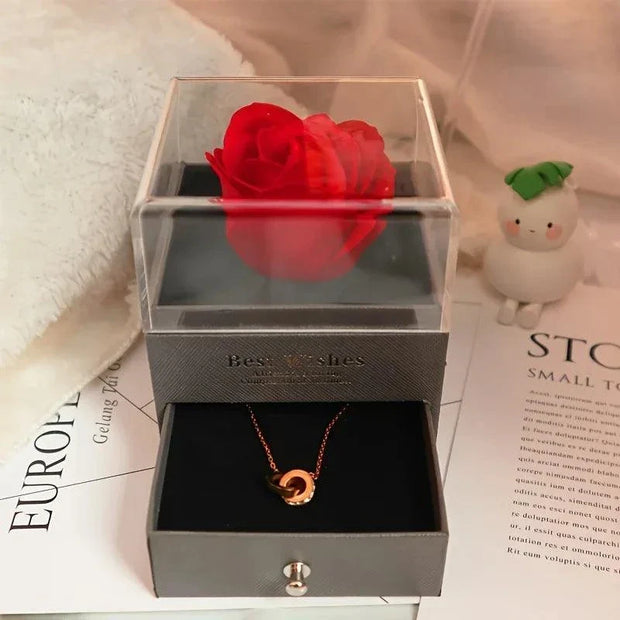 Elegant Heart Zircon Necklace