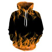 Hoodie New Colorful Flame Graphic Hoodie 3D Print