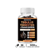 Tribulus Capsules Contain Ginseng, Ashwagandha, and Panax Ginseng To Enhance Energy, Mood, Stamina, and Performance