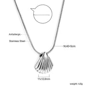 Shell Starfish Pendant Necklace