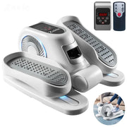 Under Desk Elliptical Machine, Ellipse Leg Exerciser W/Remote Control & 12 Adjustable Speeds, Quiet Elliptical Training