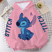 Disney Hoodie Fashion Stitch Angel Monster