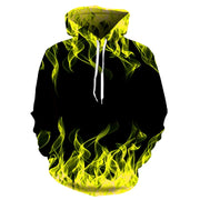 Hoodie New Colorful Flame Graphic Hoodie 3D Print