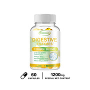 Digestive Enzyme Capsules - with Probiotics & Prebiotics - Promote Digestion, Intestinal Health, Relieve Flatulence