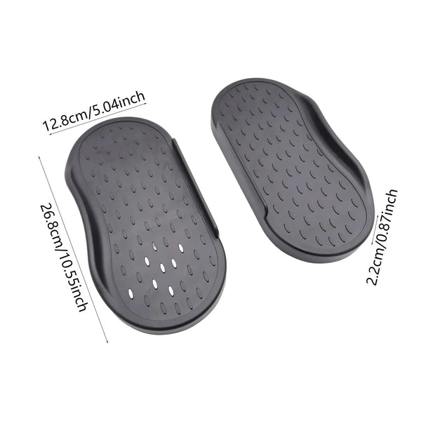 2Pcs Elliptical Trainer Foot Pedals for Walking Machine Bike Pedal Exerciser