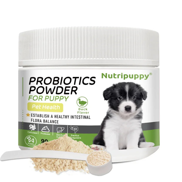 Dog Probiotic Powder Supplement - Supports Digestive Health&Relieves Diarrhea,Boosts Immune System for Puppy Adult Senior Dogs