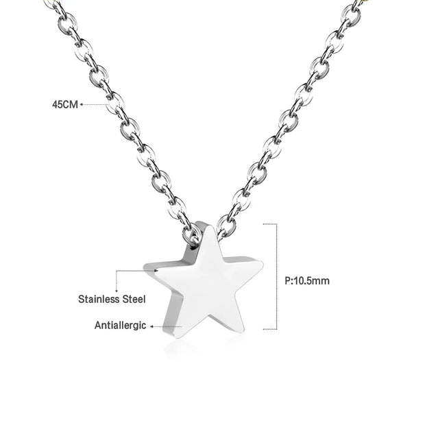 Shell Starfish Pendant Necklace