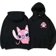 Disney Hoodie Fashion Stitch Angel Monster
