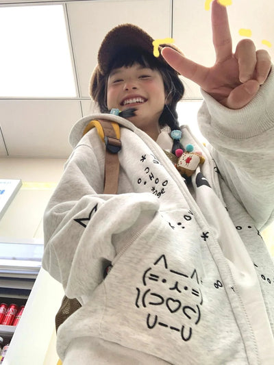 Y2K Stars Bears Embroidery Hoodies