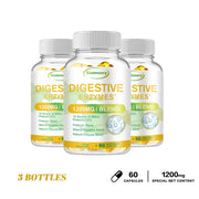 Digestive Enzyme Capsules - with Probiotics & Prebiotics - Promote Digestion, Intestinal Health, Relieve Flatulence