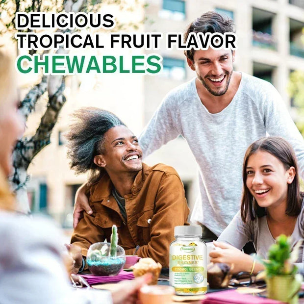 Digestive Enzyme Capsules - with Probiotics & Prebiotics - Promote Digestion, Intestinal Health, Relieve Flatulence