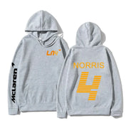 F1 Lando Norris Printed Classic Basic Hooded Sweatshirt