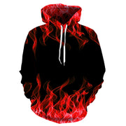 Hoodie New Colorful Flame Graphic Hoodie 3D Print