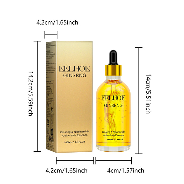 Ginseng Polypeptide Anti-aging Essential Tighten Loose Skin Reduce Fine Lines Moisturize Facial Brighten Anti-wrinkle Skin Care