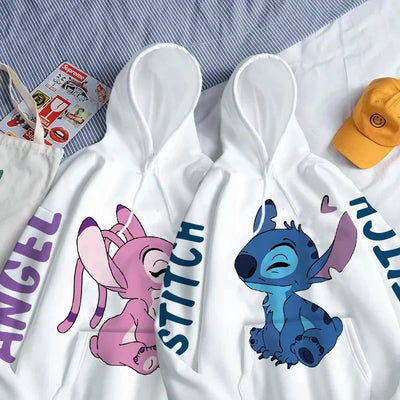 Disney Hoodie Fashion Stitch Angel Monster