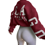 Y2K Grunge Loose Pullover