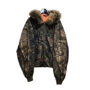 Blokette Retro Tactical Camouflage Zipper Cotton-Padded Jacket Women's Y2K Harajuku Gothic Plush Warm Casual Hoodie Sweatshirt