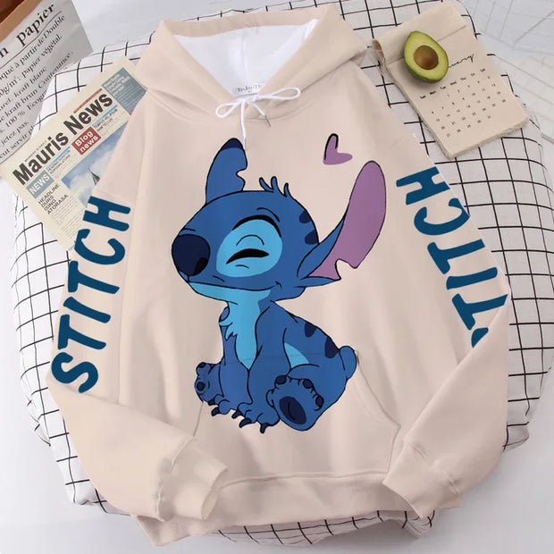 Disney Hoodie Fashion Stitch Angel Monster