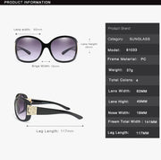 Top Oversized Black Sunglasses Fashion Women