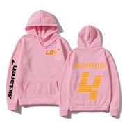 F1 Lando Norris Printed Classic Basic Hooded Sweatshirt