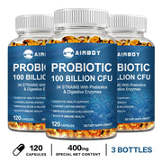Probiotics 100 Billion CFU - Good for Gut Health, Relieves Bloating, Improves Mood and Relaxation