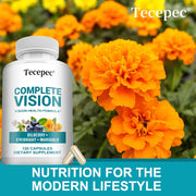 Eye Health Supplement - Vitamin C, E, Lutein, Zeaxanthin, Bilberry - Promotes Healthy Vision and Relieves Eye Fatigue