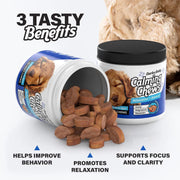 Calming Chews For Dogs Dog Anxiety Relief Promote Relaxation Dog Calming Chews With Melatonin For Dogs Chamomile Magnesium Citrate 90 Soft Chews Chicken Flavor