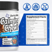 Calming Chews For Dogs Dog Anxiety Relief Promote Relaxation Dog Calming Chews With Melatonin For Dogs Chamomile Magnesium Citrate 90 Soft Chews Chicken Flavor
